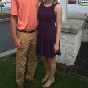 Forever 21 Purple Lace Dress